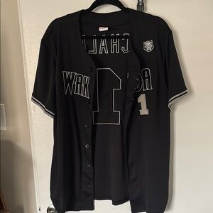 Black Panther Marvel Baseball Jersey/Shirt